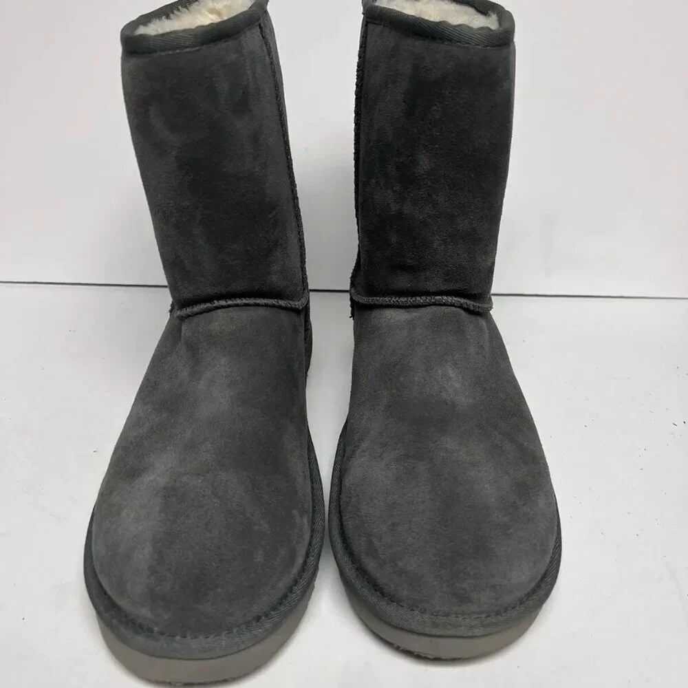 Koolaburra Womens Koola Short Bootie Gray Suede Size 9 M